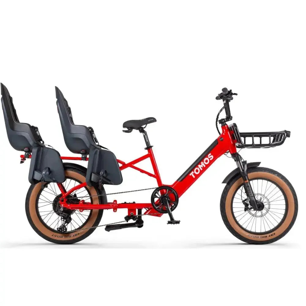 Tomos E-Cargo - Longtail - Rood